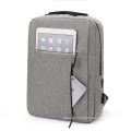 Customizable USB backpack student school bag leisure business men's Bag Notebook Backpack